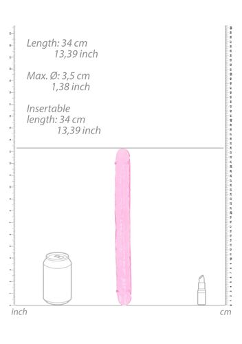 Realistic Double Dong - 13'' / 34 Cm na Arena.pl