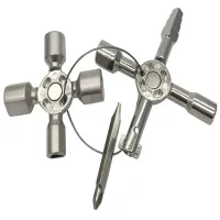 Uniwersalny klucz  10w1 do szafek skrzynek gazowych elektrycznych itp