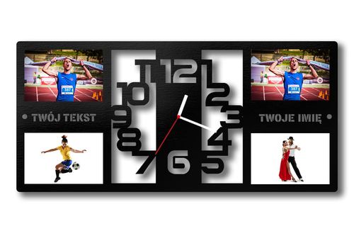 Ramka do zdjęć z zegarem twoje imię dowolny tekst na Arena.pl
