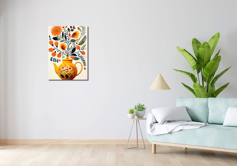 Obraz 50x70cm Bujna Herbata zdjęcie 2