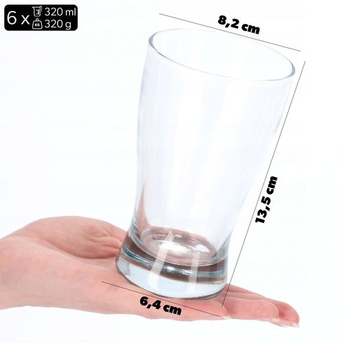 SZKLANKA DO WODY SOKÓW DRINKÓW PIWA 320ml 1szt na Arena.pl