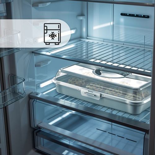 POJEMNIK NA CIASTO TORT WYPIEKI PUDEŁKO TRANSPORTER PROSTOKĄTNY BPA-FREE XL na Arena.pl