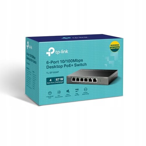 Switch TP-Link TL-SF1006P 6x10/100 4xPoE na Arena.pl