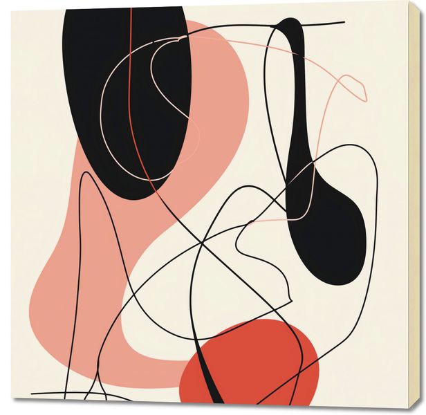 Obraz 100x100cm Wibracje Abstrakcji zdjęcie 1