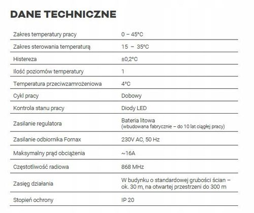 AURATON AQUILA MINI SET BEZPRZEWODOWY REGULATOR TEMPERATURY na Arena.pl