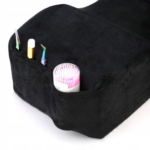 Profesjonalna poduszka do przedłużania rzęs czarna zdjęcie 2