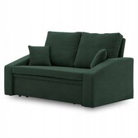 ŁÓŻKO SOFA DORMA BUTELKOWA ZIELEŃ KANAPA Rozkładana Wygodna POSO SZTRUKS