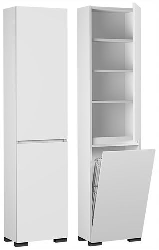 Słupek łazienkowy z koszem biały KROKUS 40 DD-DK-K na Arena.pl