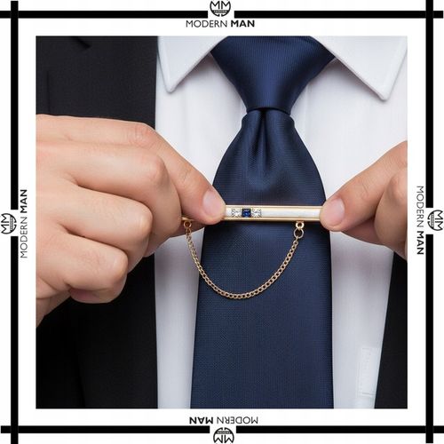 Spinka do krawata + PUDEŁKO złota klasyczna modna prezent dla Niego na Arena.pl