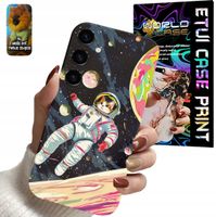ETUI CASE SAMSUNG GALAXY S24 FE KOSMOS GALAKTYKA ASTRONAUTA KOT WZORY