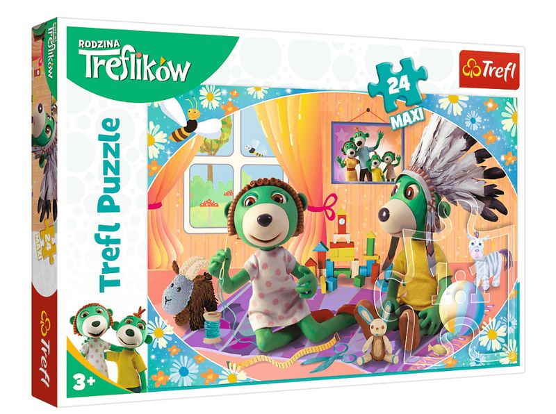 TREFL 14319 Puzzle 24 MAXI Bawmy się razem! zdjęcie 1