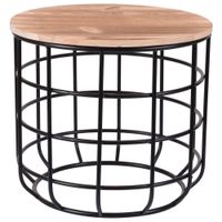 Stolik metalowy h41x45cm-odkształcony blat