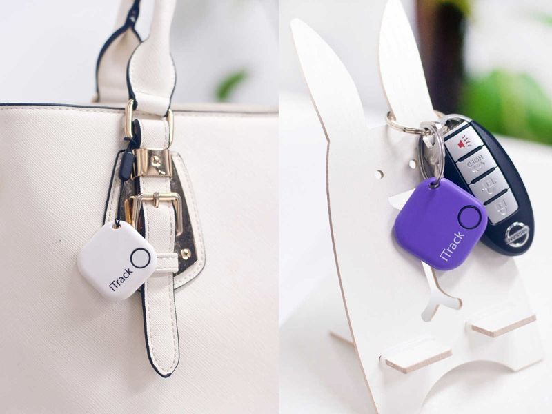 iTrack1 lokalizator kluczy Bluetooth GPS biały zdjęcie 5