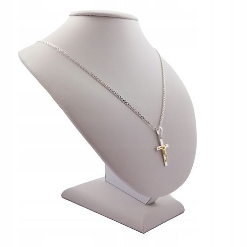 SREBRNY NASZYJNIK NA KOMUNIĘ DLA CHŁOPCA BISMARK PR. 925 + GRAWER GRATIS na Arena.pl