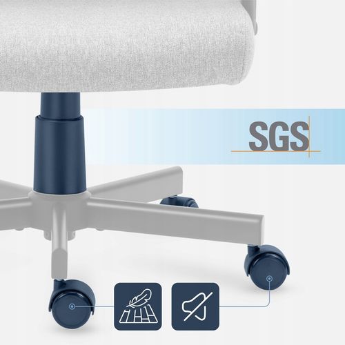 Fotel biurowy ergonomiczny MARK ADLER szary obrotowy regulowany do na Arena.pl