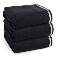 Ręcznik kąpielowy frotte ROCCO 70x140 czarny 500 g/m²