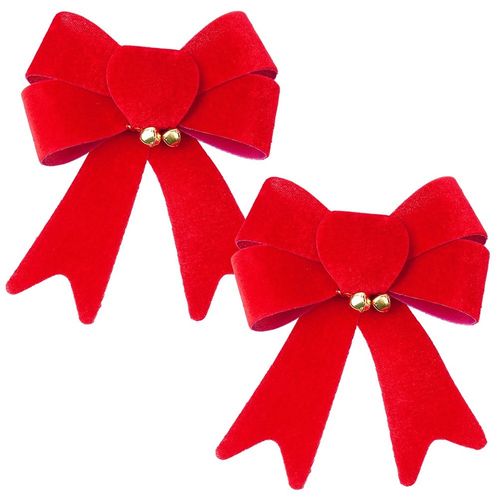2x Kokarda Świąteczna Kokardka Dekoracyjna Ozdobna na Choinkę Prezenty na Arena.pl