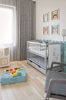 Łóżeczko szuflada BAJKA SZARA TAPCZANIK