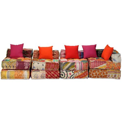 VidaXL Modułowa sofa patchworkowa, 4-osobowa na Arena.pl