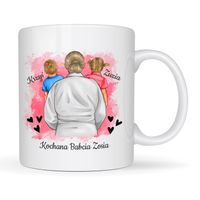 Prezent Dla Babci Kubek Z Wnukami Na Urodziny Imieniny Upominek