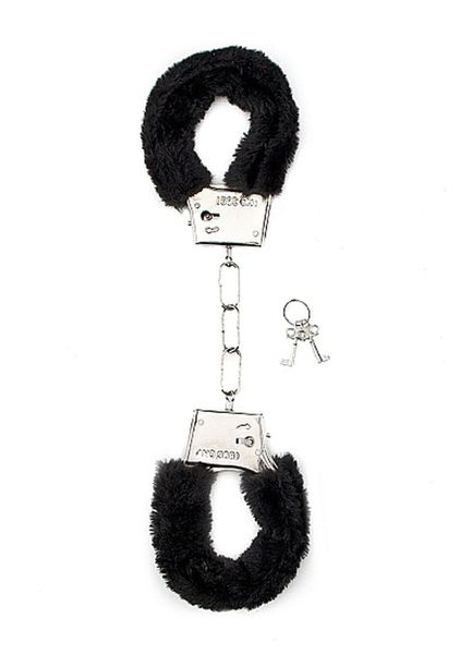 Furry Handcuffs - Black zdjęcie 1