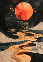 Plakat 29,7x42cm Planetarny Taniec