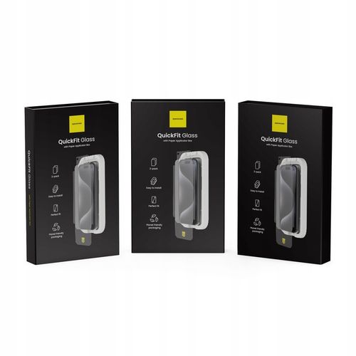 SZKŁO HARTOWANE DO IPHONE 16 PRO SZYBKA Z APLIKATOREM QUICKFIT - 2 SZTUKI na Arena.pl