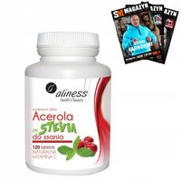 ALINESS ACEROLA ZE STEVIĄ DO SSANIA 120 tab WIT C