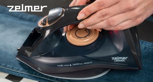 ZELMER ŻELAZKO PAROWE PAROWNICA UBRAŃ SAMOCZYSZCZĄCE CERAMICZNE 2400W na Arena.pl