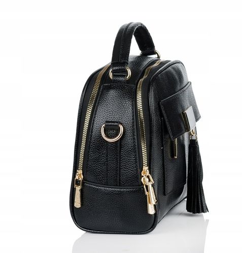 TOREBKA NA RAMIĘ LISTONOSZKA MONNARI Pojemna Kuferek Dwukomorowa PREMIUM na Arena.pl