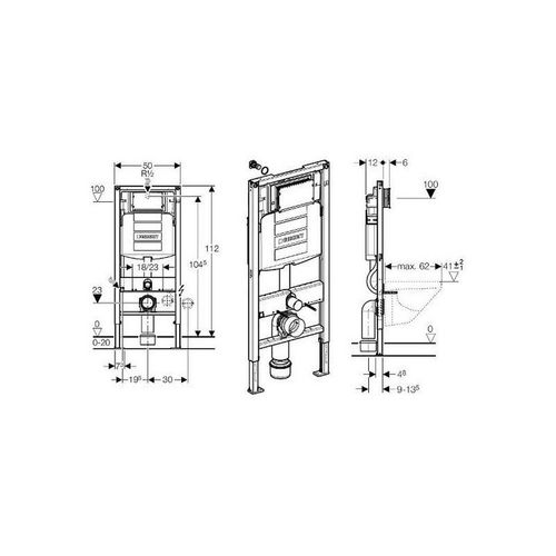 GEBERIT STELAŻ podtynkowy WC DUOFIX SIGMA UP320 H112 na Arena.pl