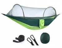 HAMAK Z MOSKITIERĄ SAMONOŚNĄ 260x140 CM SURWIWAL