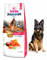 Karma dla Owczarka Gold Dog Snocerek Beef & Salmon 15kg bez drobiu