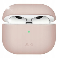Silikonowe etui UNIQ Lino do Apple AirPods 3 Różowy