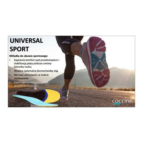 r. 40-43 - wkładki do butów sneakers coccine universal sport na Arena.pl