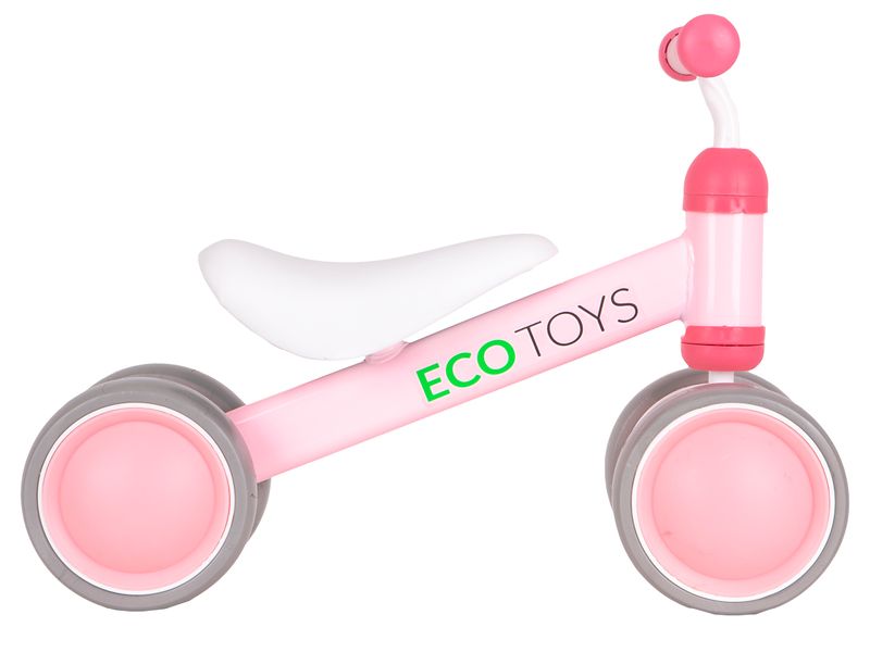 Rowerek biegowy mini rower Practise Pink Ecotoys zdjęcie 1