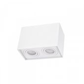 Oprawa Natynkowa Prostokątna Ruchoma Chloe DUO GU10 X2 250V IP20 Biały SpectrumLED SLIP005035