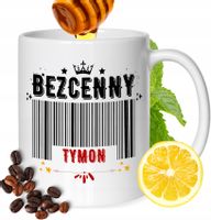 Kubek Dla Tymona Kolegi Przyjaciela Męża Z Nadrukiem Prezent Biały 330Ml