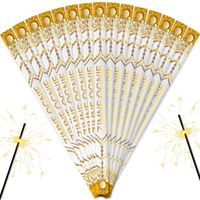 ELEGANCKIE DŁUGIE ZIMNE OGNIE WESELNE 70cm 90szt - GOLD EDITION OPAKOWANIA