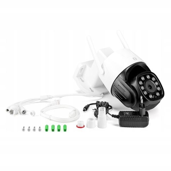 Kamera Zewnętrzna Obrotowa WiFi 8MPx 8MP 4K UHD AUDIO APLIKACJA 4XZOOM zdjęcie 12