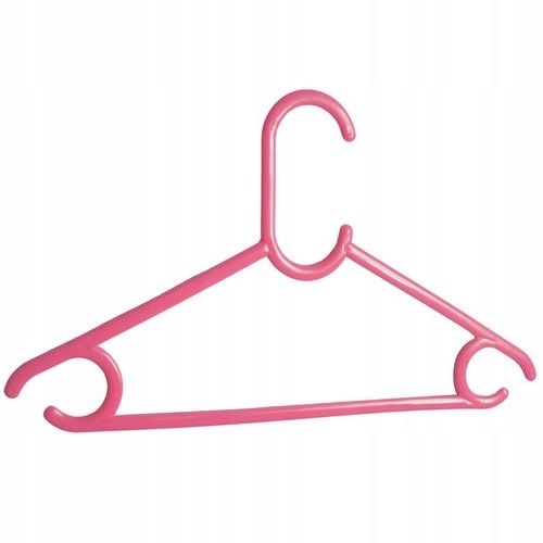 Wieszaki dziecięce dla dzieci na ubrania różowe 25 sztuk ubraniowe na Arena.pl