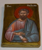 Ikona Święty Mateusz patron celników, bankowców i Straży Granicznej