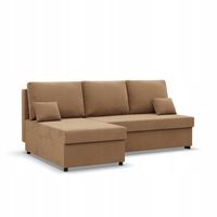 NAROŻNIK KEMI CAPPUCCINO Rogówka KANAPA Rozkładana z Funkcją Spania PIANKA