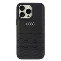 Audi Synthetic Leather iPhone 16 Pro Max 6.9" czarny/black hardcase
