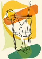 Plakat 39,5x55cm Koktajl Artystyczny