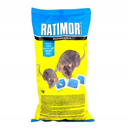 RATIMOR PASTA 1KG MYSZY I SZCZURY Brodifacum na Arena.pl