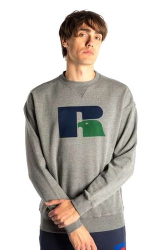 BLUZA RUSSELL ATHLETIC BENJAMIN 090 GREY MARL (E96042-090) L na Arena.pl