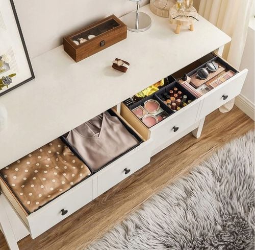 ORGANIZER NA BIELIZNĘ SKARPETKI DO SZUFLADY SZAFY ZESTAW POJEMNIK 6 na Arena.pl