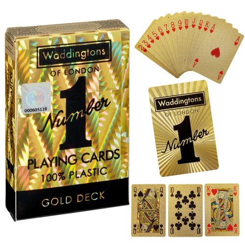 Waddingtons No.1 Karty do gry Złota edycja na Arena.pl