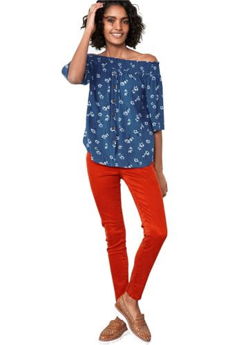 Next Czerwone Jeansy  Soft Touch, Regular - 42 / XL na Arena.pl
